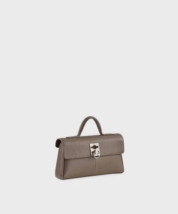 Textured Mini Box Handbag with Detachable Crossbody Strap