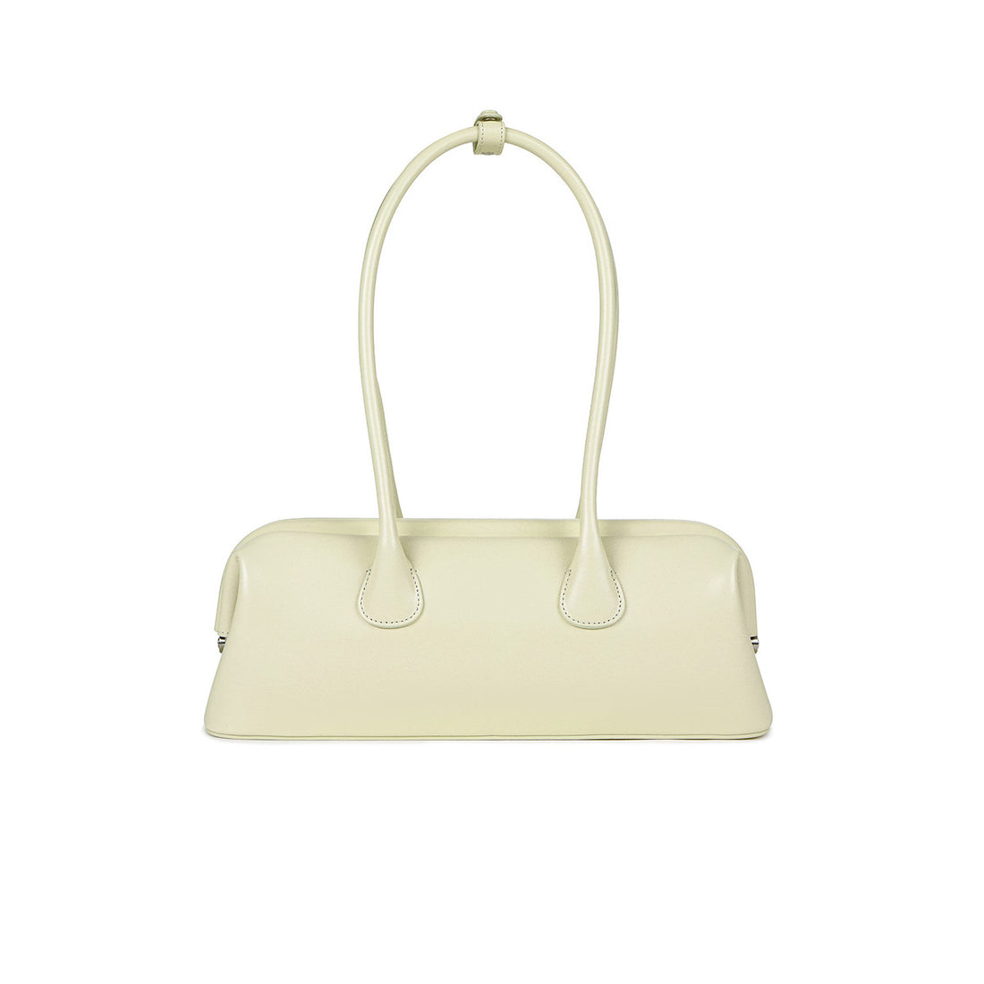 Pale Yellow Slim Long Frame Shoulder Bag