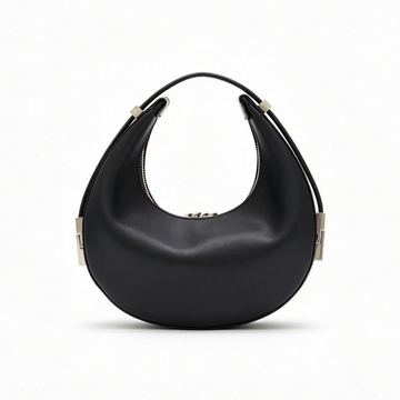 Minimal Bau Hardware Curved Crescent Shoulder Bag